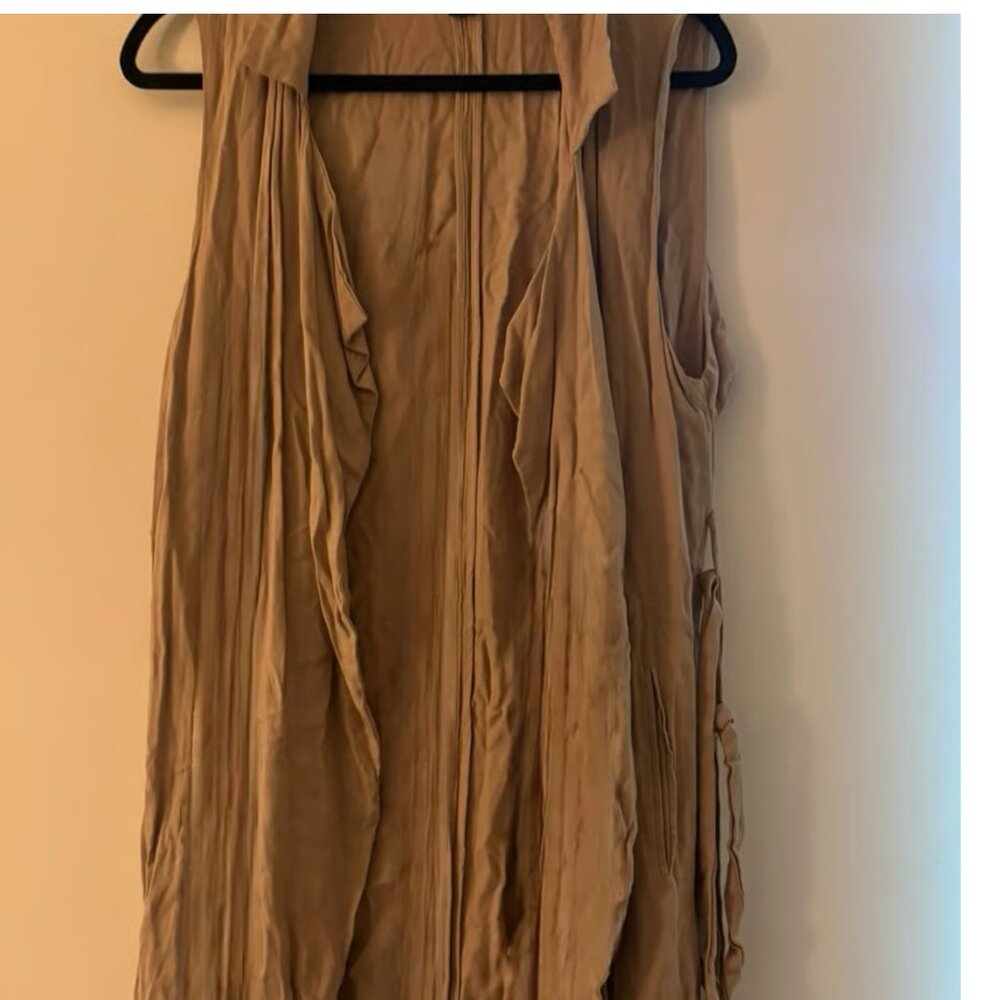 Women’s Khaki cover up vest